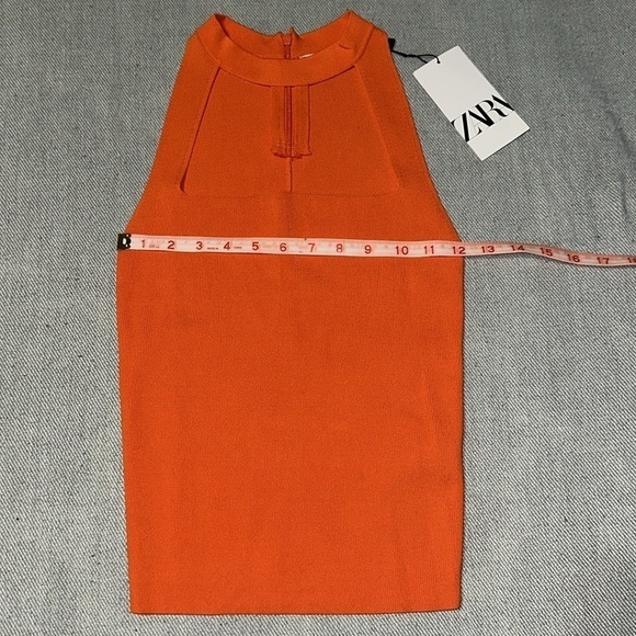 NWT ZARA Square Neck  Choker Top - Picture 7 of 11